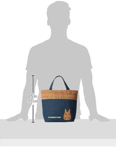 Totoro Denim Fabric Lunch Bag