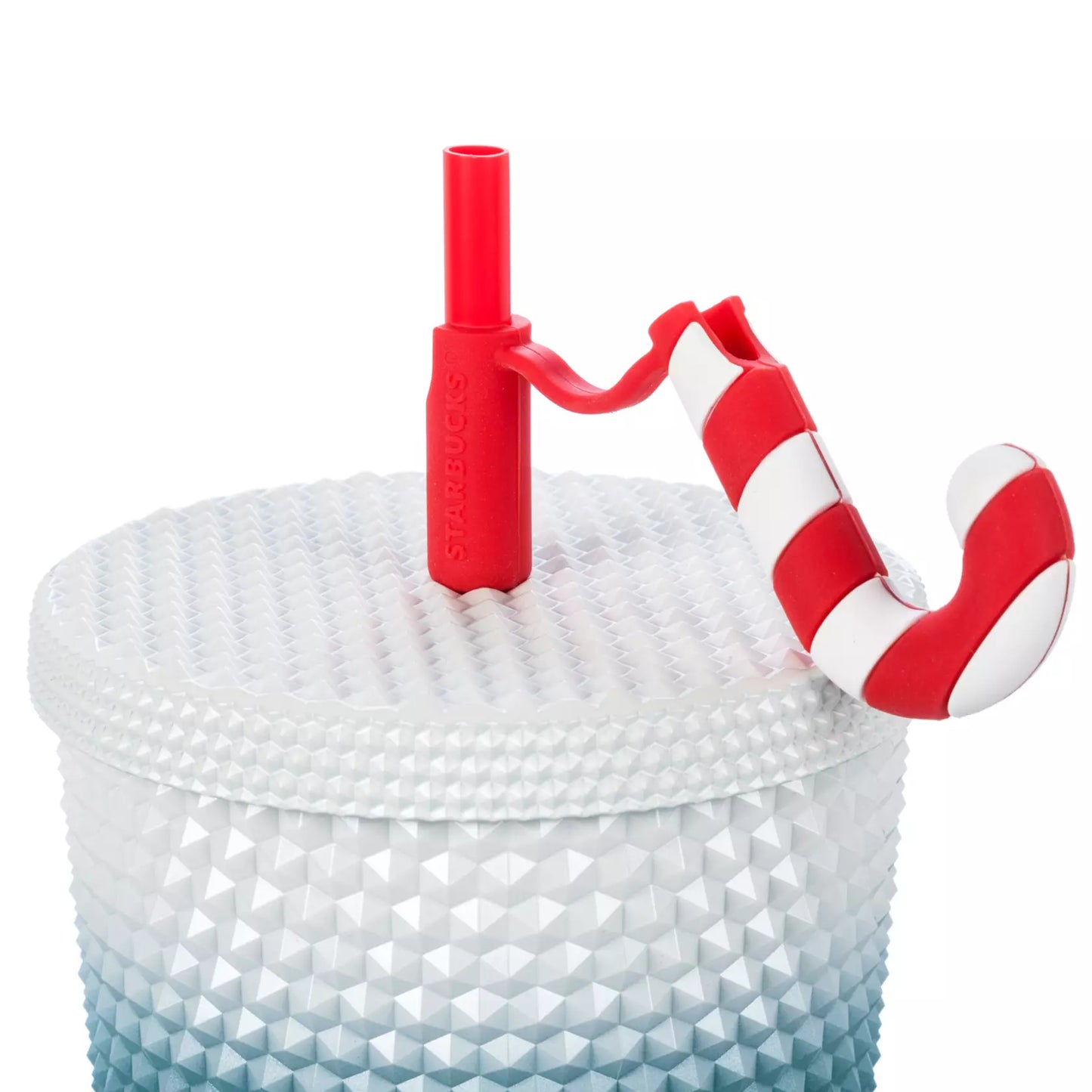Mickey Mouse Holiday Starbucks® (Vaso Navideño con Popote en forma de caramelo) – Disneyland