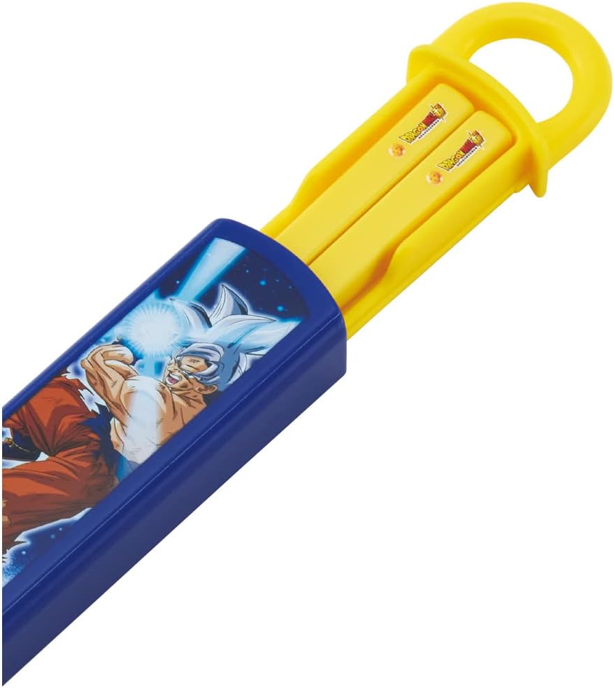 Skater ABS2AMAG-A Dragon Ball Super 23 Chopsticks Case Set, 6.5 inches (16.5 cm), Antibacterial, Made in Japan