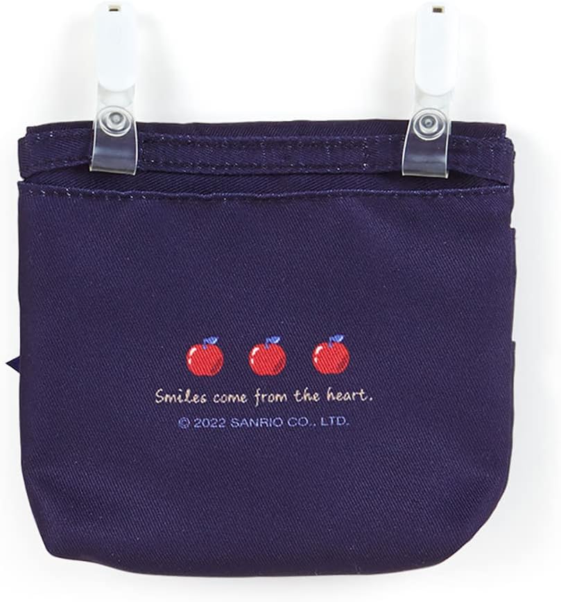 Sanrio 938033 Shoulder Pocket Pouch, 3 Pockets, 1 Open Pocket, Clip, Name Space, Navy, Hello Kitty, Hello Kitty, Character, 938033