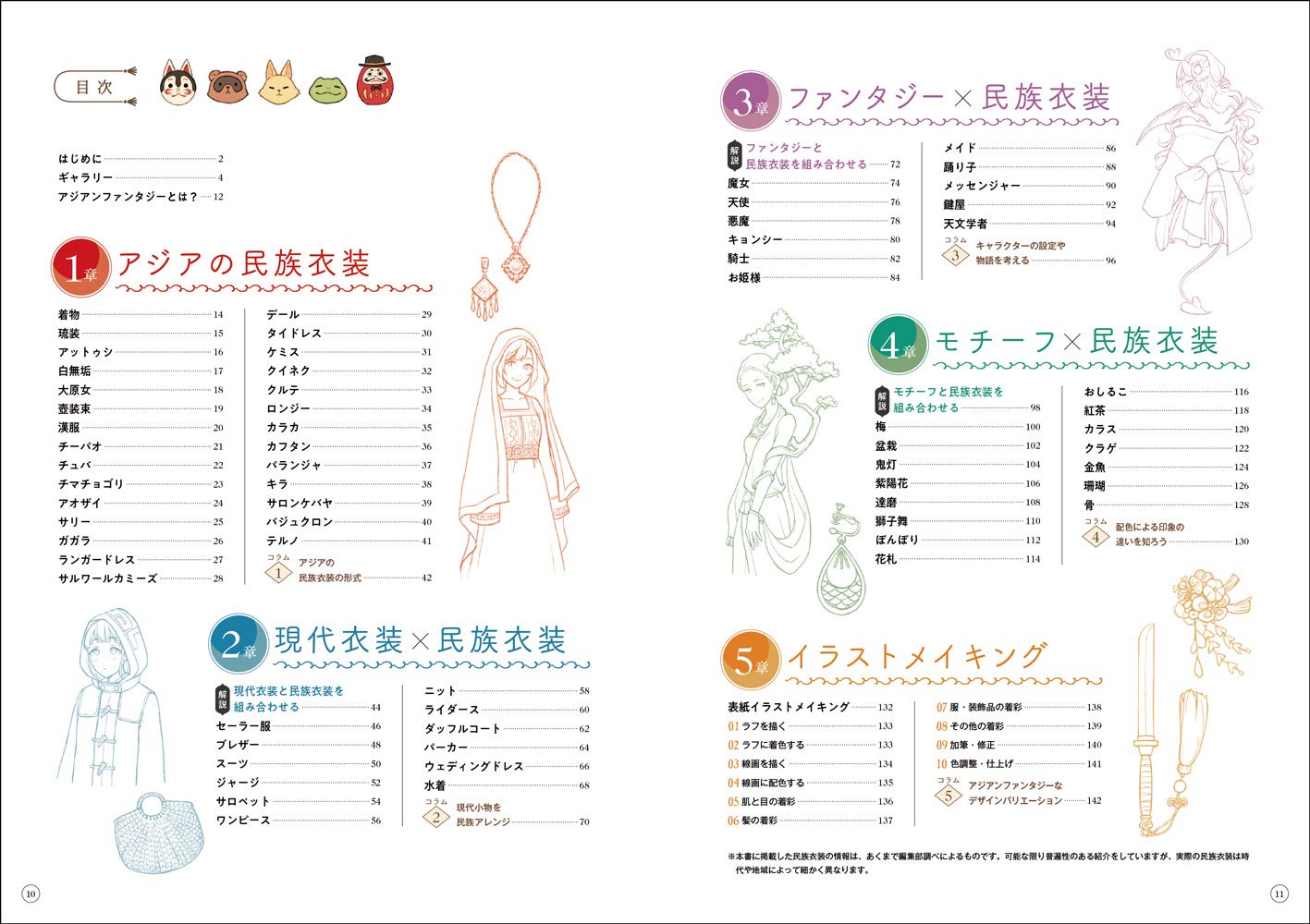 Libro Japonés de diseño de personajes de chicas asiáticas (serie súper fácil de dibujar)