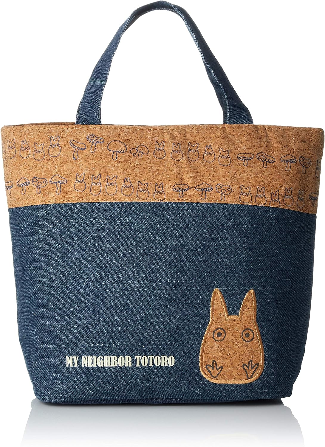 Totoro Denim Fabric Lunch Bag