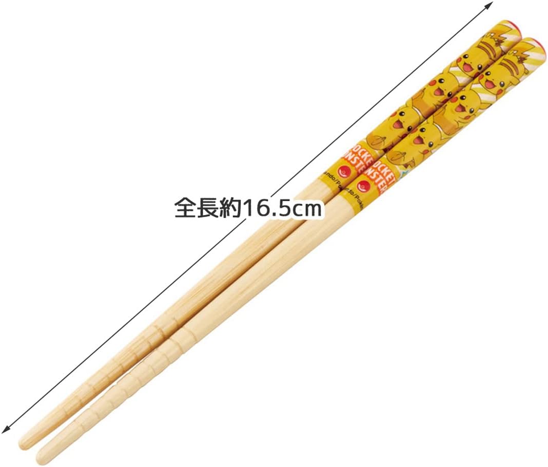 Skater ANT2T-A Bamboo Chopsticks, 6.5 inches (16.5 cm), Pokemon