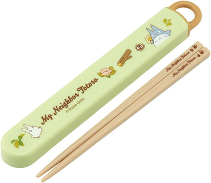 Skater ABS2AMAG-A My Neighbor Totoro Cat Bus Chopsticks and Case Set, 6.5 inches (16.5 cm), Antibacterial, Made in Japan