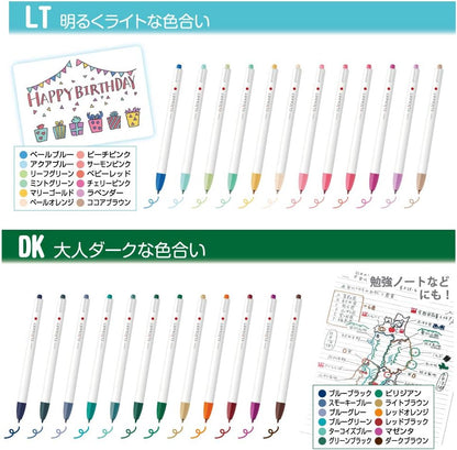 Zebra WYSS22-36C-N Clickert 36 Colors with Case
