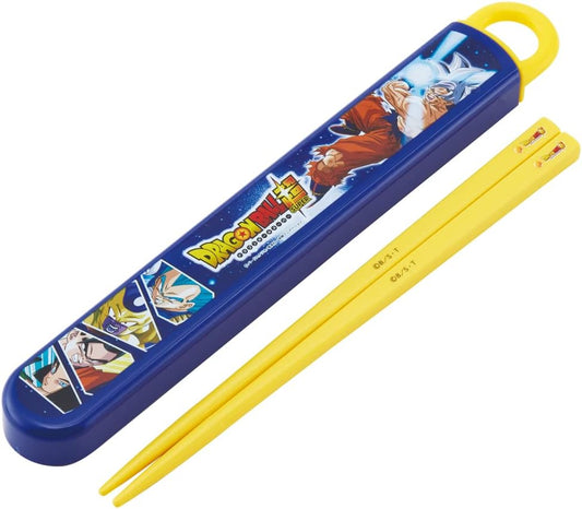 Skater ABS2AMAG-A Dragon Ball Super 23 Chopsticks Case Set, 6.5 inches (16.5 cm), Antibacterial, Made in Japan