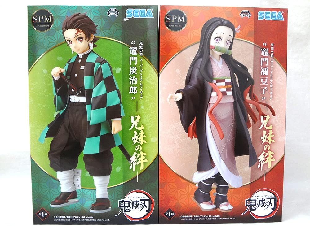 Figuras de los hermanos Nezuko y Tanjiro Kamado by Sega